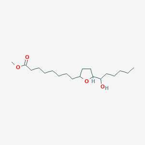 Methyl 8-[5-(1-hydroxyhexyl)oxolan-2-YL]octanoate