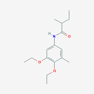 N-(3,4-Diethoxy-5-methylphenyl)-2-methylbutanamide