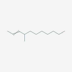 molecular formula C12H24 B14369908 2-Undecene, 4-methyl- CAS No. 91695-32-8