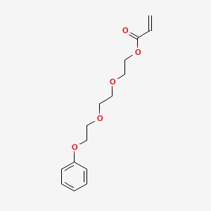 molecular formula C15H20O5 B14369939 2-Propenoic acid, 2-[2-(2-phenoxyethoxy)ethoxy]ethyl ester CAS No. 94322-82-4