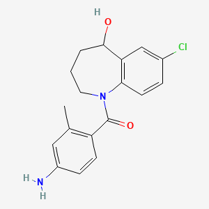 molecular formula C18H19ClN2O2 B1436996 Tolvaptan metabolite DM-4128 CAS No. 1432725-24-0