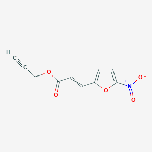 molecular formula C10H7NO5 B14369988 Prop-2-yn-1-yl 3-(5-nitrofuran-2-yl)prop-2-enoate CAS No. 90147-26-5