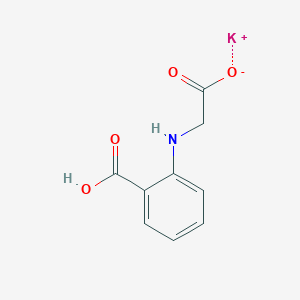 molecular formula C9H8KNO4 B014370 N-(2-羧基苯基)甘氨酸一钾盐 CAS No. 22979-96-0