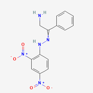 N-[(2-amino-1-phenylethylidene)amino]-2,4-dinitroaniline