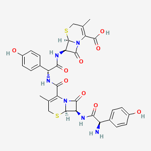 molecular formula C32H32N6O9S2 B1437002 Cefadroxil dimer CAS No. 2378158-45-1