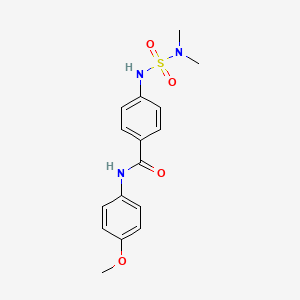 4-[(Dimethylsulfamoyl)amino]-N-(4-methoxyphenyl)benzamide