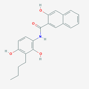 N-(3-Butyl-2,4-dihydroxyphenyl)-3-hydroxynaphthalene-2-carboxamide