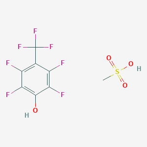 Methanesulfonic acid;2,3,5,6-tetrafluoro-4-(trifluoromethyl)phenol