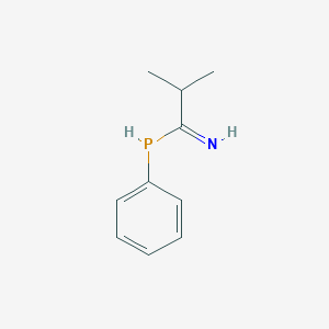 molecular formula C10H14NP B14370079 2-Methyl-1-(phenylphosphanyl)propan-1-imine CAS No. 89996-89-4