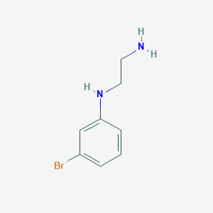 molecular formula C8H11BrN2 B1437010 N-(2-氨基乙基)-3-溴苯胺 CAS No. 14088-81-4