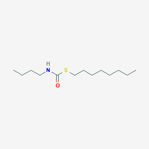 molecular formula C13H27NOS B14370102 S-Octyl butylthiocarbamate CAS No. 92412-00-5