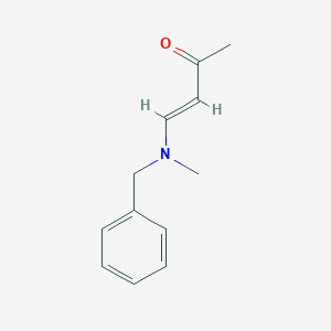 molecular formula C12H15NO B14370160 3-Buten-2-one, 4-[methyl(phenylmethyl)amino]-, (E)- CAS No. 90054-90-3