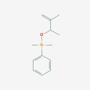 Dimethyl[(3-methylbut-3-en-2-yl)oxy]phenylsilane