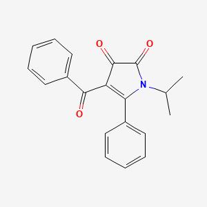 4-Benzoyl-5-phenyl-1-(propan-2-yl)-1H-pyrrole-2,3-dione