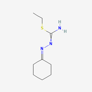 ethyl N'-(cyclohexylideneamino)carbamimidothioate