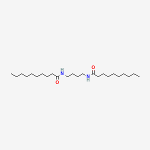 molecular formula C24H48N2O2 B14370208 Decanamide, N,N'-1,4-butanediylbis- CAS No. 89927-56-0