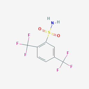molecular formula C8H5F6NO2S B1437021 2,5-双(三氟甲基)苯磺酰胺 CAS No. 951625-11-9