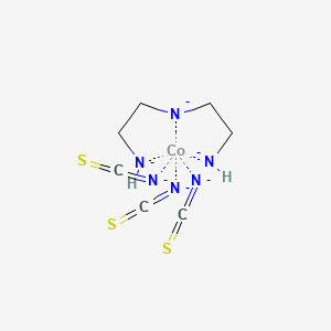 molecular formula C7H10CoN6S3-6 B14370288 CID 430061 CAS No. 90130-42-0