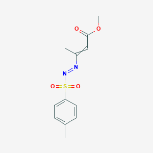 Methyl 3-[(E)-(4-methylbenzene-1-sulfonyl)diazenyl]but-2-enoate