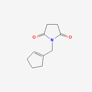 1-[(Cyclopent-1-en-1-yl)methyl]pyrrolidine-2,5-dione