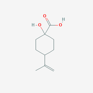 1-Hydroxy-4-(prop-1-en-2-yl)cyclohexane-1-carboxylic acid