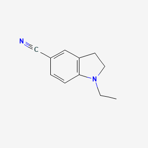 1-Ethyl-2,3-dihydro-1H-indole-5-carbonitrile