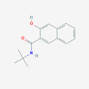 molecular formula C15H17NO2 B14370422 N-tert-Butyl-3-hydroxynaphthalene-2-carboxamide CAS No. 90184-75-1