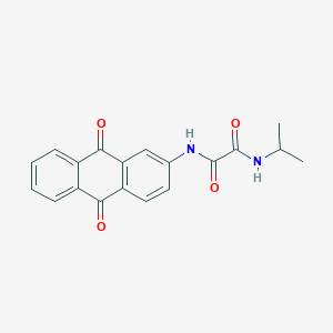 molecular formula C19H16N2O4 B14370446 N-(2-Anthraquinonyl)-N'-isopropyloxamide CAS No. 92573-40-5