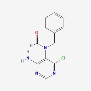 N-(4-Amino-6-chloro-pyrimidin-5-YL)-N-benzyl-formamide