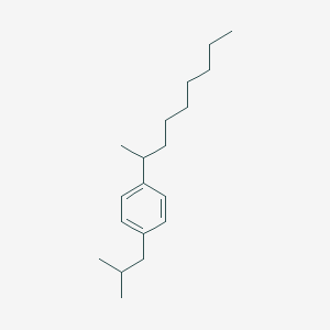 1-(2-Methylpropyl)-4-(nonan-2-YL)benzene