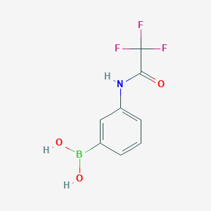 B1437053 (3-(2,2,2-Trifluoroacetamido)phenyl)boronic acid CAS No. 88978-20-5