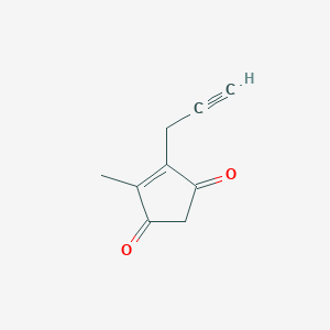 4-Methyl-5-(prop-2-yn-1-yl)cyclopent-4-ene-1,3-dione