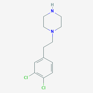 B1437054 1-[2-(3,4-Dichlorophenyl)ethyl]piperazine CAS No. 150208-27-8