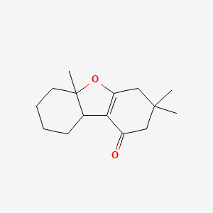 3,3,5a-Trimethyl-3,4,5a,6,7,8,9,9a-octahydrodibenzo[b,d]furan-1(2H)-one