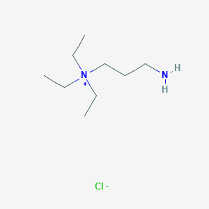 molecular formula C9H23ClN2 B14370575 3-Amino-N,N,N-triethylpropan-1-aminium chloride CAS No. 90523-26-5