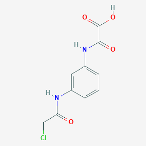 [3-(2-Chloroacetamido)anilino](oxo)acetic acid