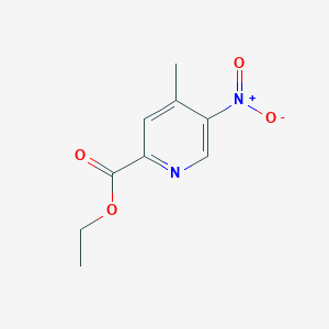 B1437065 Ethyl 4-methyl-5-nitropicolinate CAS No. 868551-26-2