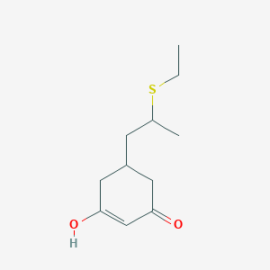 5-[2-(Ethylsulfanyl)propyl]-3-hydroxycyclohex-2-en-1-one