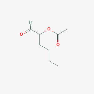 molecular formula C8H14O3 B14370717 1-Oxohexan-2-YL acetate CAS No. 90499-40-4