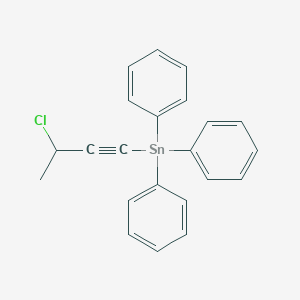 molecular formula C22H19ClSn B14370732 (3-Chlorobut-1-yn-1-yl)(triphenyl)stannane CAS No. 92752-98-2