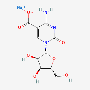 molecular formula C10H12N3NaO7 B1437075 胞嘧啶-5-羧酸钠盐 CAS No. 64623-37-6
