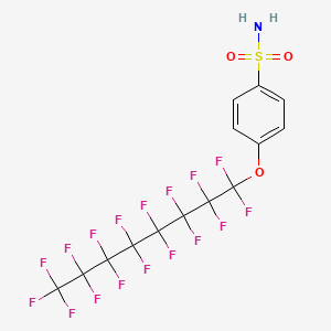 4-[(Heptadecafluorooctyl)oxy]benzene-1-sulfonamide