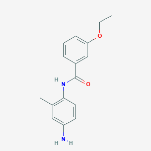 B1437082 N-(4-Amino-2-methylphenyl)-3-ethoxybenzamide CAS No. 1020057-93-5