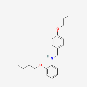 molecular formula C21H29NO2 B1437088 2-丁氧基-N-(4-丁氧基苄基)苯胺 CAS No. 95003-93-3
