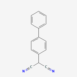 molecular formula C15H10N2 B14370885 Propanedinitrile, [1,1'-biphenyl]-4-yl- CAS No. 92427-54-8