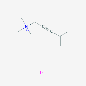 molecular formula C9H16IN B14370906 N,N,N,4-Tetramethylpent-4-en-2-yn-1-aminium iodide CAS No. 91034-45-6