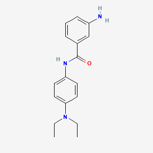 B1437095 3-Amino-N-[4-(diethylamino)phenyl]benzamide CAS No. 1018244-09-1