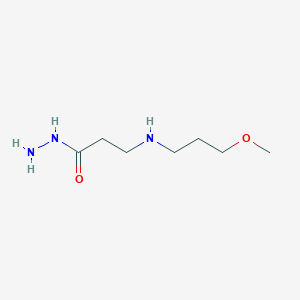 B1437097 3-[(3-Methoxypropyl)amino]propanohydrazide CAS No. 1040687-95-3