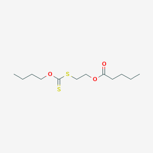 2-[(Butoxycarbonothioyl)sulfanyl]ethyl pentanoate