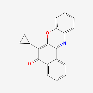 6-Cyclopropyl-5H-benzo[a]phenoxazin-5-one